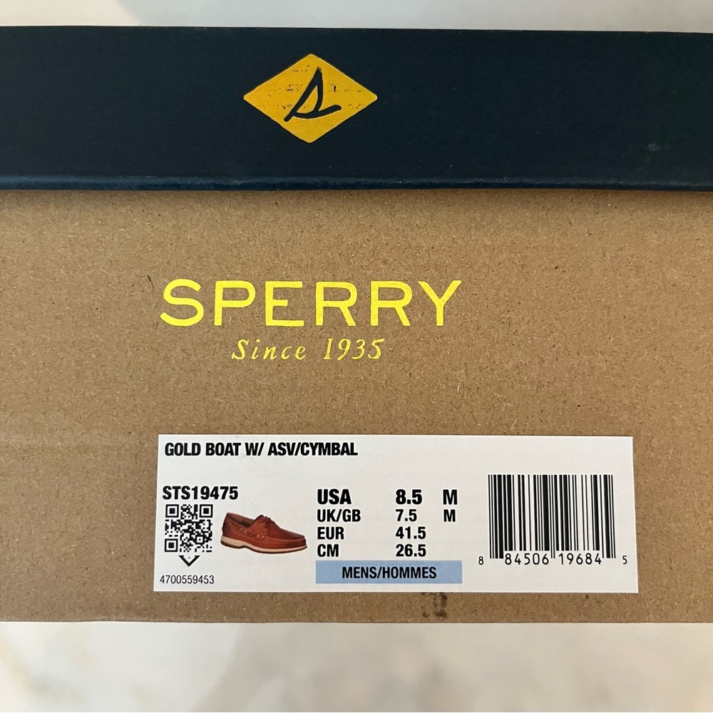 Luxury Sperry Boat Shoes with 18K Gold - Picture 13 of 14